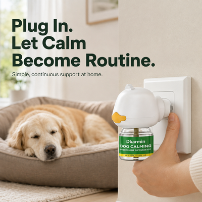 Dog Calming Diffuser Kit Relaxing Anti Anxiety Relief New Environment Stress Preventing Urinary Incontinence Pet Soothing Liquid