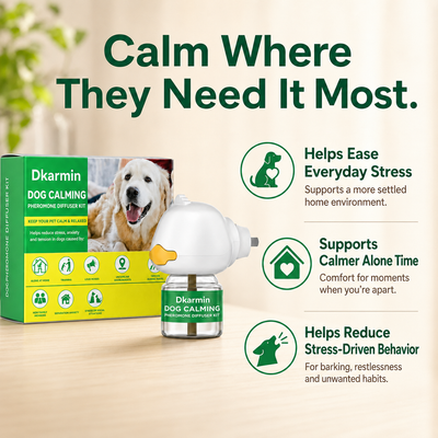 Dog Calming Diffuser Kit Relaxing Anti Anxiety Relief New Environment Stress Preventing Urinary Incontinence Pet Soothing Liquid