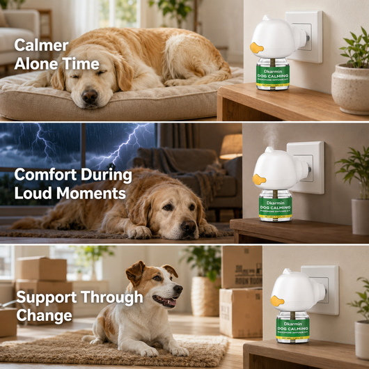 Dog Calming Diffuser Kit Relaxing Anti Anxiety Relief New Environment Stress Preventing Urinary Incontinence Pet Soothing Liquid
