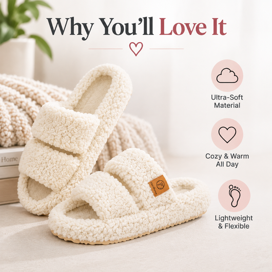 Plush Fuzzy Slippers